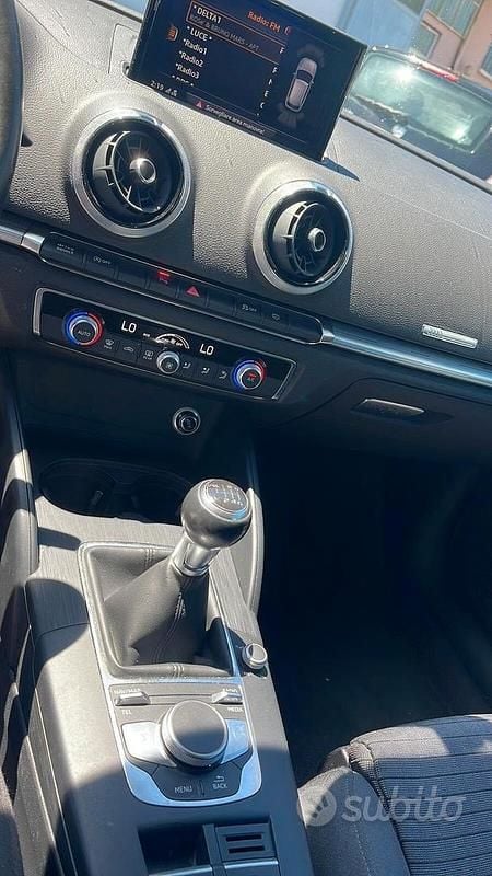 Usata Audi A3 Sport 116 CV (85 kW) 2018 Nero Berlina