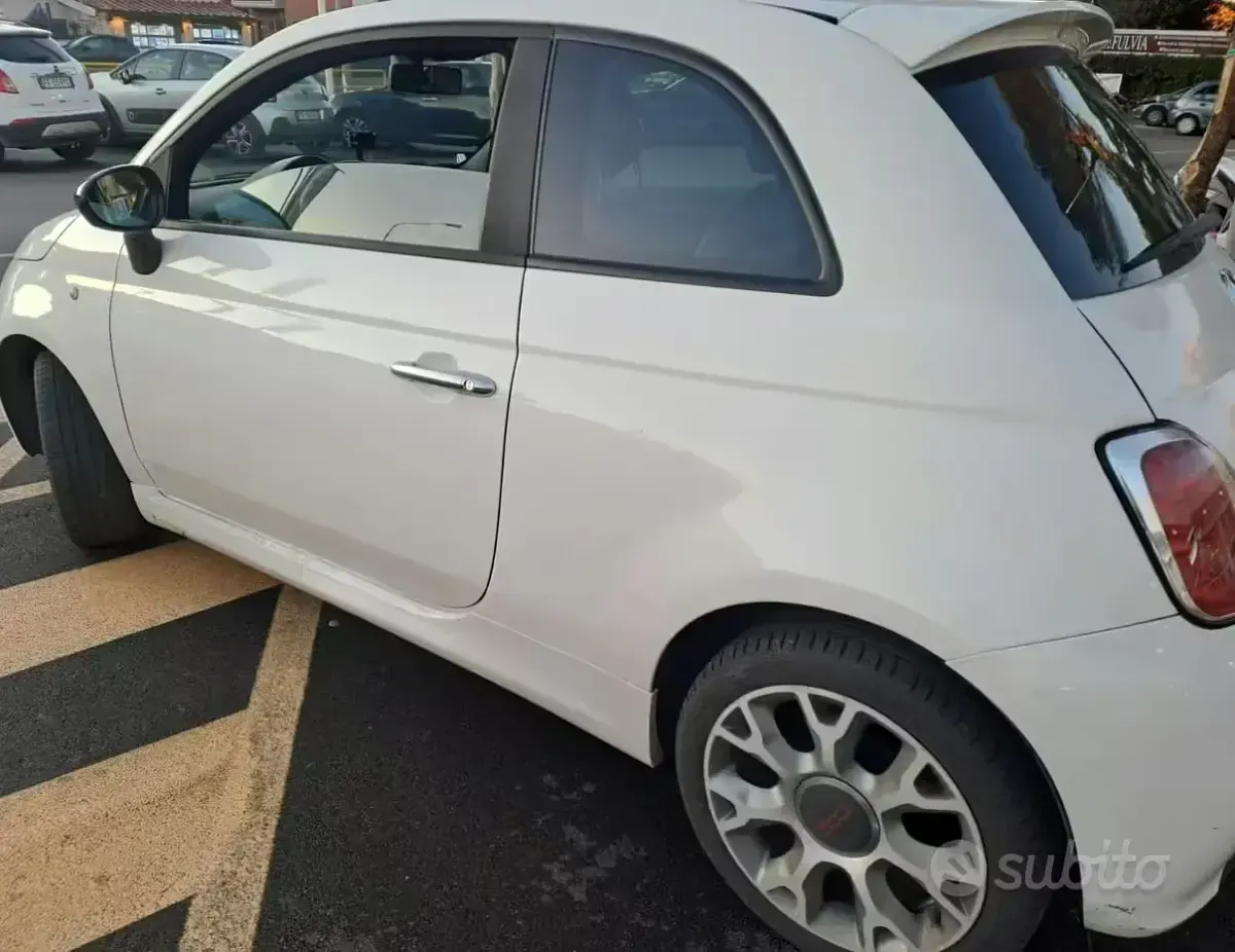 Usata Fiat 500 95 CV (69 kW) 2015 Bianco Berlina