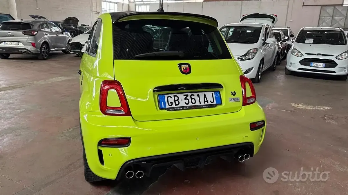 Usata Abarth 595 Pista 165 CV (121 kW) 2020 Verde Berlina