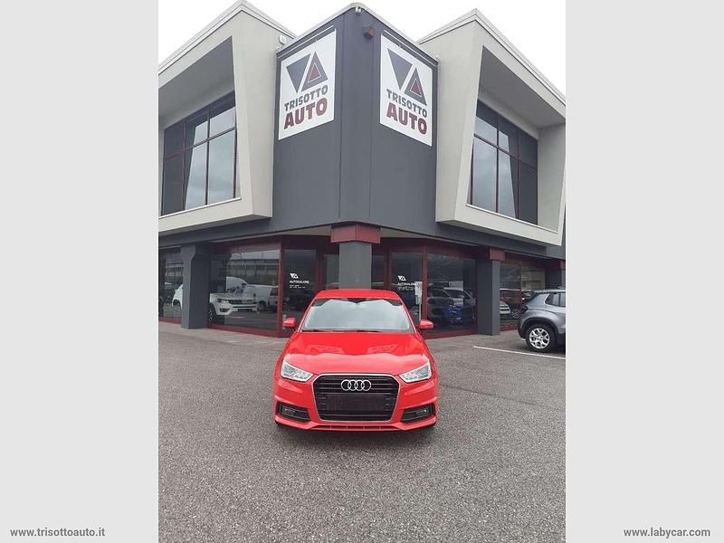 Usata Audi A1 S-Line 95 CV (69 kW) 2017 Rosso Utilitaria