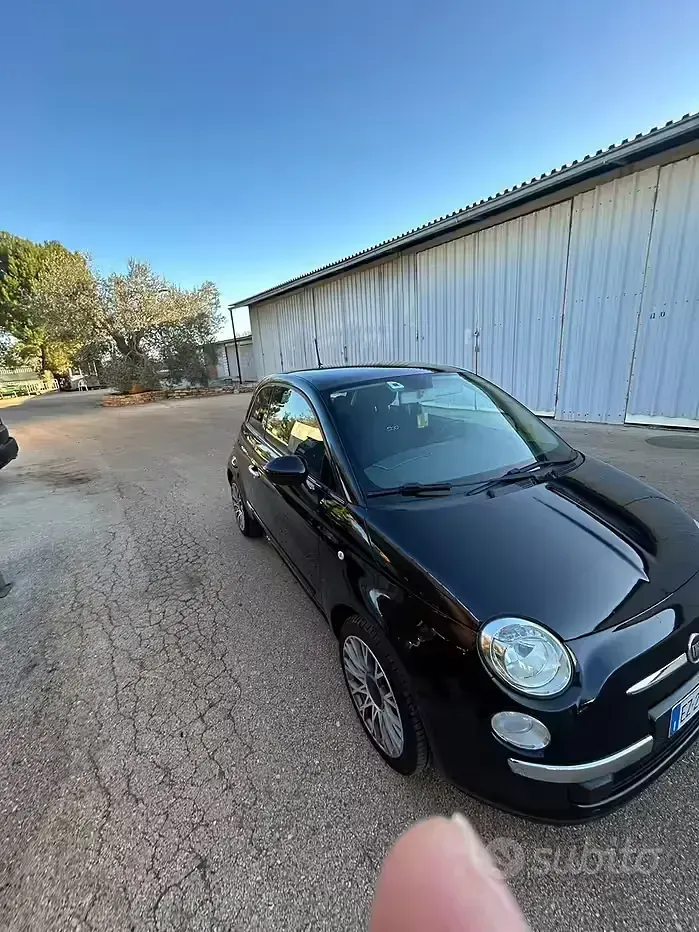 Usata Fiat 500 69 CV (50 kW) 2015 Nero Berlina