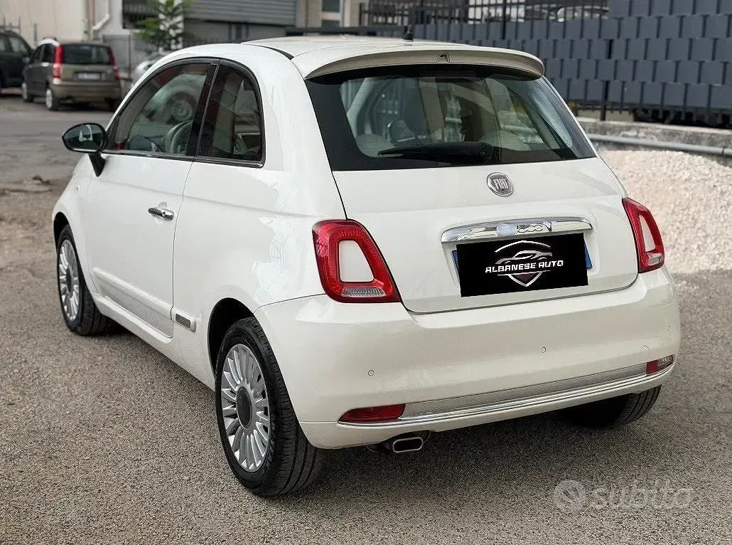 Usata Fiat 500 75 CV (55 kW) 2009 Bianco Cabrio