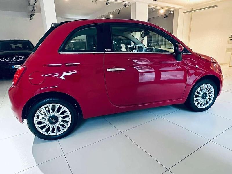 Usata Fiat 500 Lounge 69 CV (50 kW) 2016 Rosso passione Cabrio