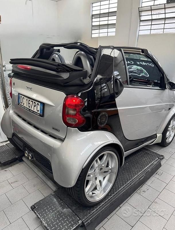 Usata Smart ForTwo Cabrio Brabus 75 CV (55 kW) 2006 Grigio Cabrio