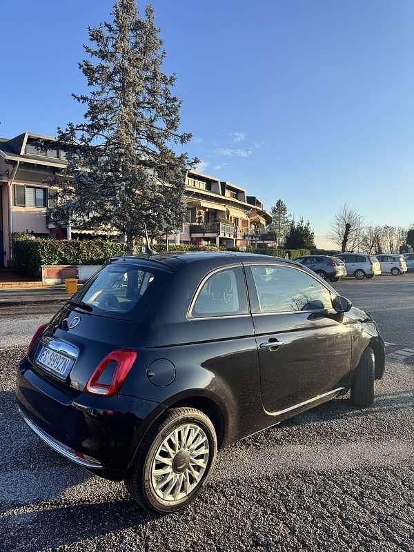 Usata Fiat 500 Lounge 69 CV (50 kW) 2017 Nero Utilitaria