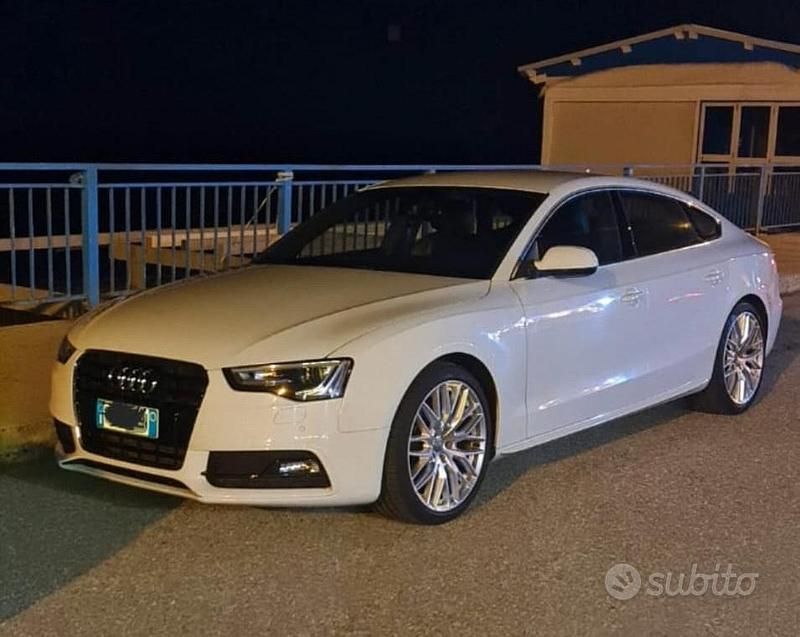 Usata Audi A5 Sportback S-Line 230 CV (169 kW) 2015 Bianco Utilitaria