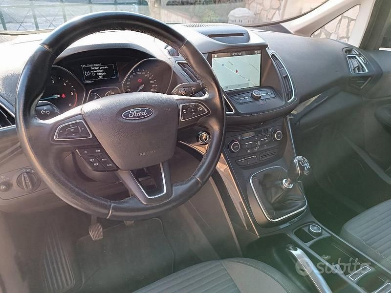 Usata Ford C-MAX Titanium S 120 CV (88 kW) 2017 Grigio Monovolume