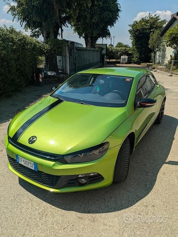 Usata VW Scirocco 160 CV (117 kW) 2011 Verde Coupé