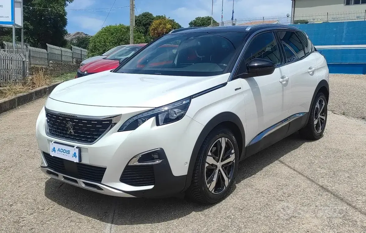 Usata Peugeot 3008 GT-line 120 CV (88 kW) 2018 Bianco SUV