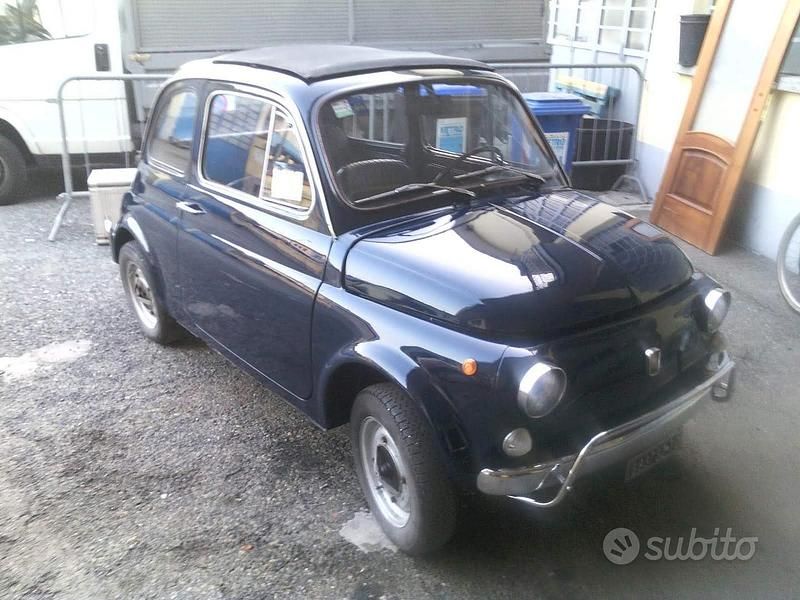 Usata Fiat 500 1970 Blu Utilitaria