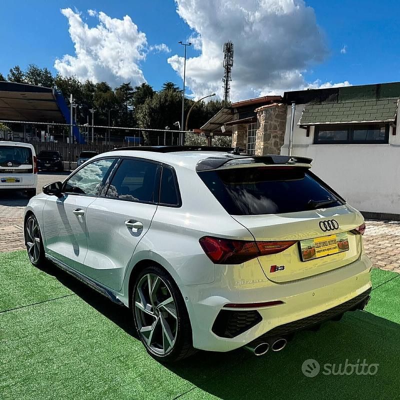 Usata Audi S3 310 CV (228 kW) 2021 Bianco Berlina