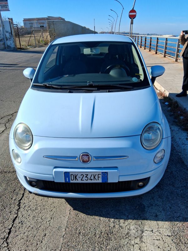 Blu Usata 2008 Fiat 500 Due volumi | 5000 € (Buon prezzo) - Immagine 1/4