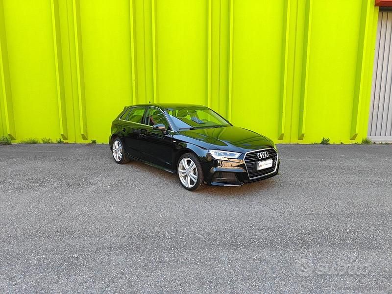 Usata Audi A3 S-Line 150 CV (110 kW) 2020 Nero Berlina