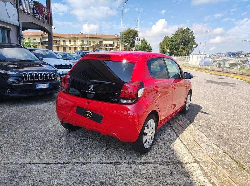 Usata Peugeot 108 Allure 72 CV (52 kW) 2019 Rosso Utilitaria