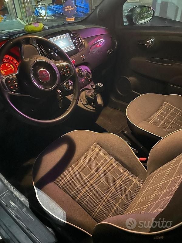 Usata Fiat 500 Lounge 69 CV (50 kW) 2019 Grigio Berlina