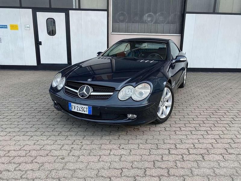 Blu/azzurro Usata 2004 Mercedes SL350 Cabrio | 14.900 € (Buon prezzo) - Immagine 1/4
