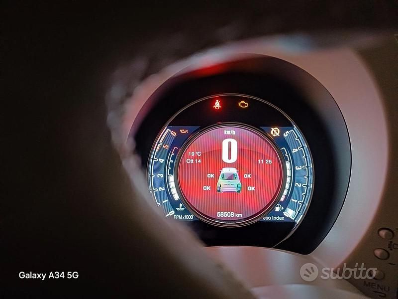 Usata Fiat 500 Lounge 95 CV (69 kW) 2015 Blu Berlina