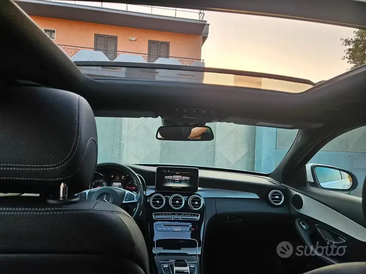 Usata Mercedes C220 170 CV (125 kW) 2017 Bianco Station wagon