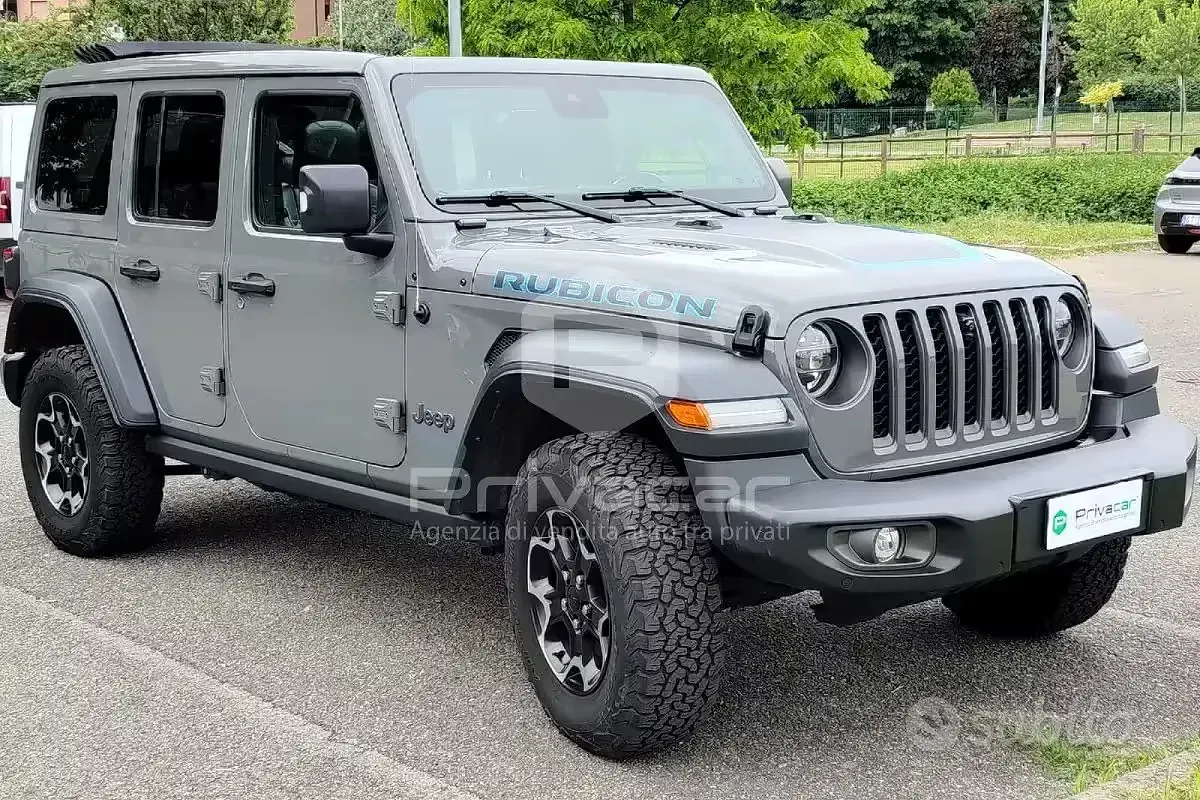 Usata Jeep Wrangler Unlimited Rubicon 379 CV (278 kW) 2022 Grigio SUV