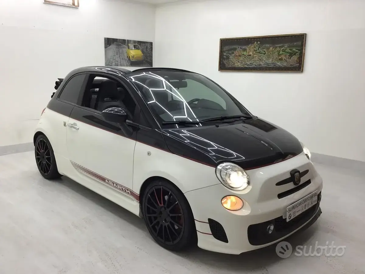 Usata Abarth 595C 160 CV (117 kW) 2012 Bianco Cabrio