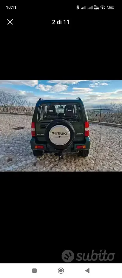 Usata Suzuki Jimny 65 CV (47 kW) 2009 Verde SUV