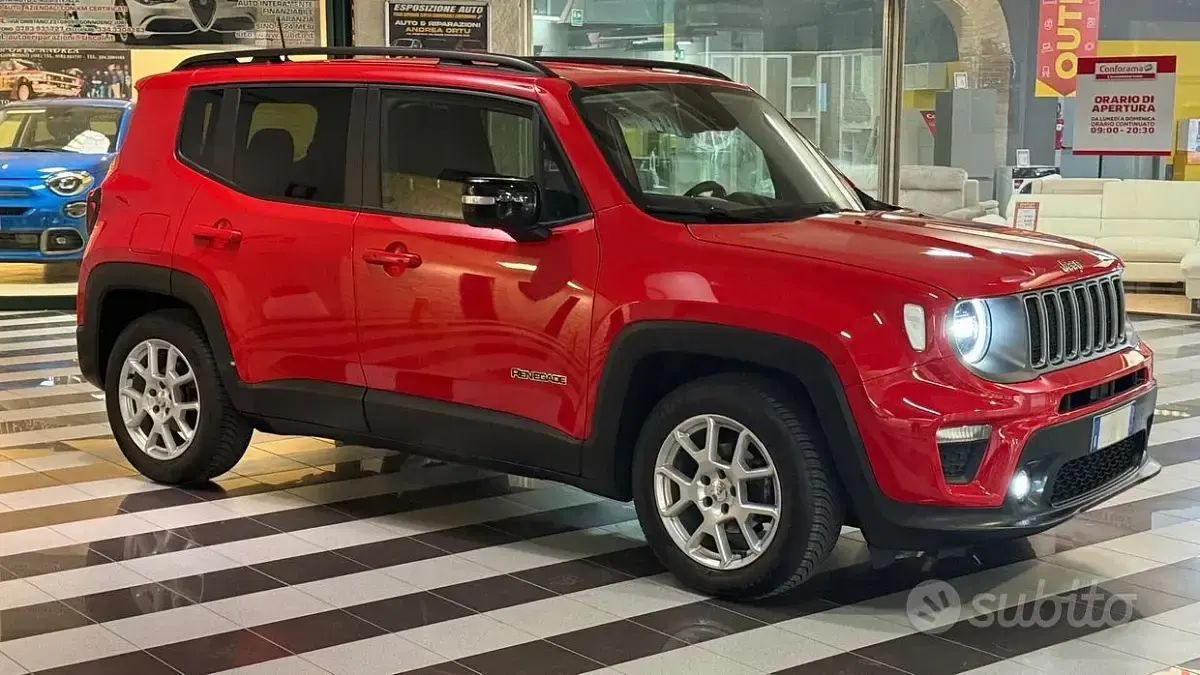Usata Jeep Renegade Limited 130 CV (95 kW) 2022 Rosso SUV