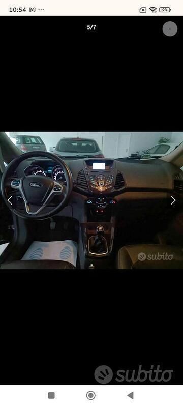 Usata Ford Ecosport 125 CV (91 kW) 2015 Nero SUV