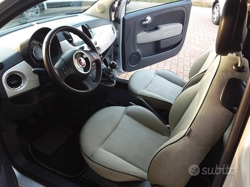 Usata Fiat 500 Lounge 69 CV (50 kW) 2009 Grigio Cabrio
