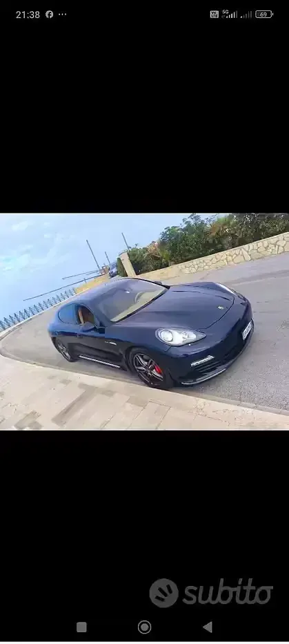 Usata Porsche Panamera 250 CV (183 kW) 2011 Bluazzurro Utilitaria