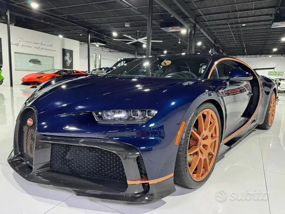 Usata Bugatti Chiron 2021 Blu Coupé