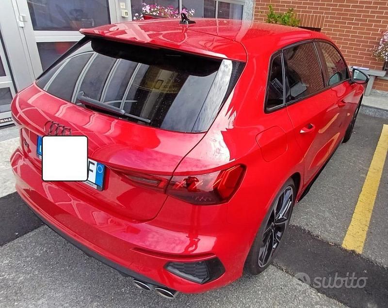 Usata Audi S3 Sport 310 CV (228 kW) 2022 Rosso(met.) Berlina