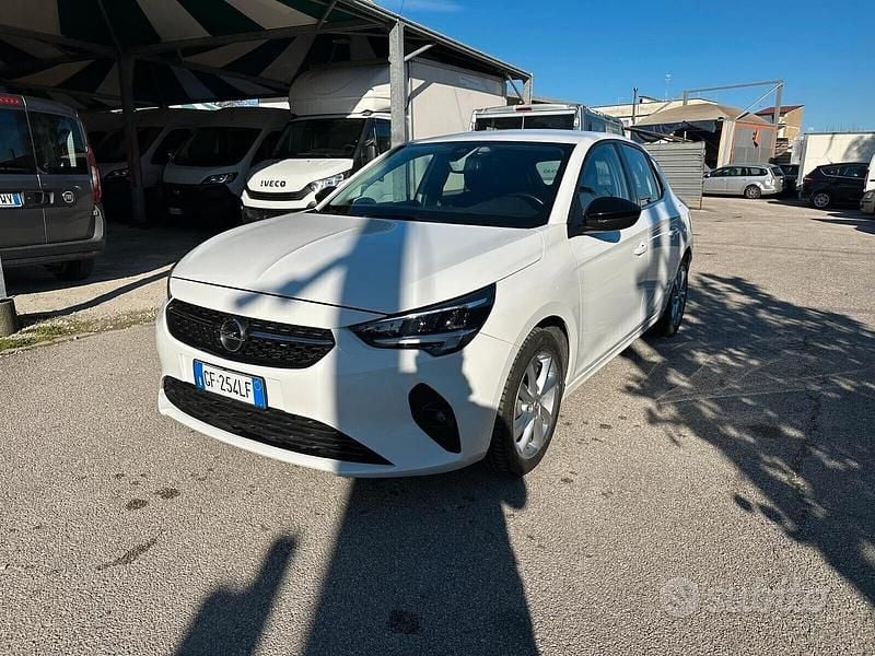 Usata Opel Corsa Elegance 75 CV (55 kW) 2021 Bianco Berlina