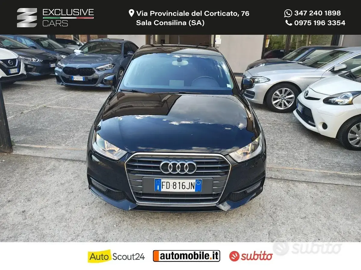 Usata Audi A1 Exclusive 95 CV (69 kW) 2016 Nero Utilitaria