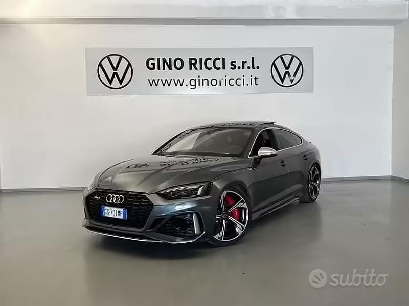 Usata Audi RS5 Sportback Ambiente 450 CV (330 kW) 2023 Grigio Berlina