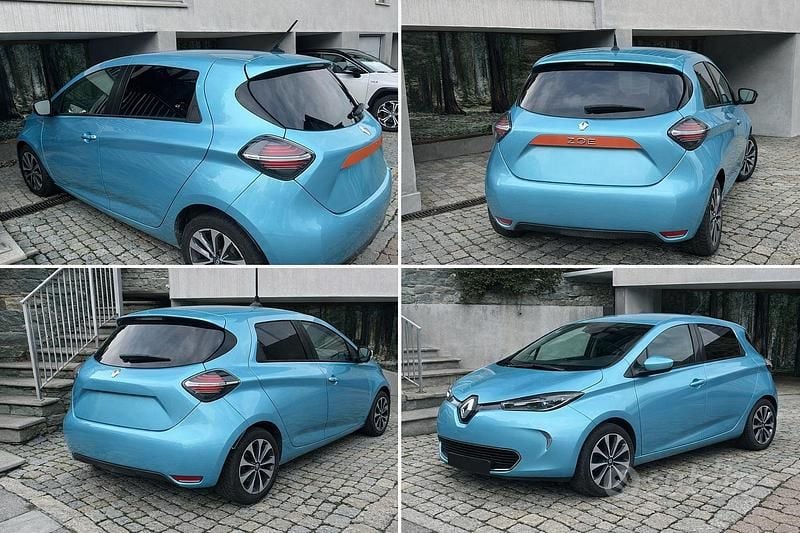 Usado Renault Zoe Business 50 kW (69 CV) 2021 Azul Utilitario