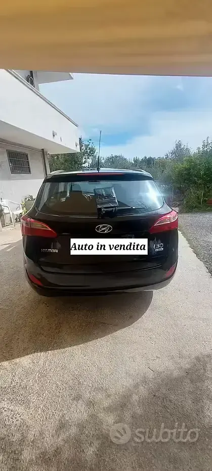 Usata Hyundai i30 110 CV (80 kW) 2013 Nero Station wagon