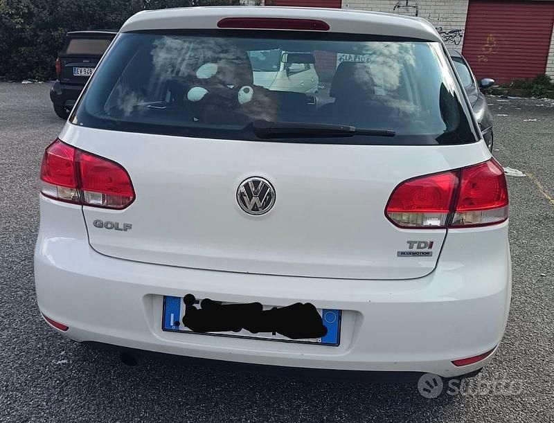 Usata VW Golf VII 105 CV (77 kW) 2013 Bianco Berlina