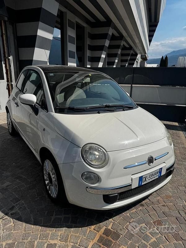 Usata Fiat 500 69 CV (50 kW) 2008 Bianco Berlina