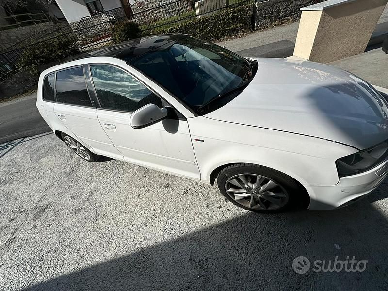Usata Audi A3 S-Line 2012 Bianco Utilitaria