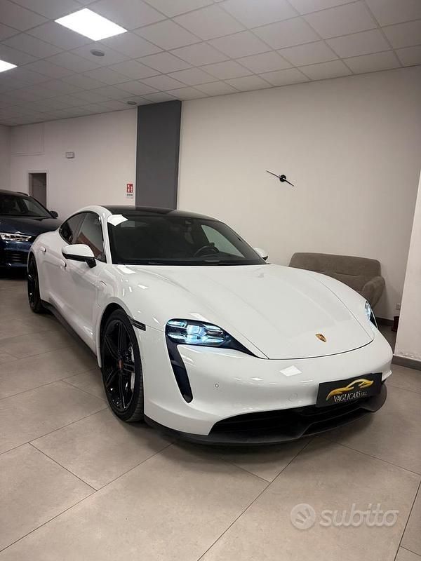 Usata Porsche Taycan 4S 400 kW (544 CV) 2020 Bianco Berlina