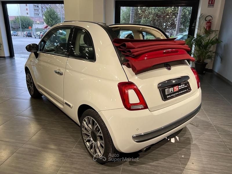 Usata Fiat 500C Lounge 69 CV (50 kW) 2015 Bianco Cabrio