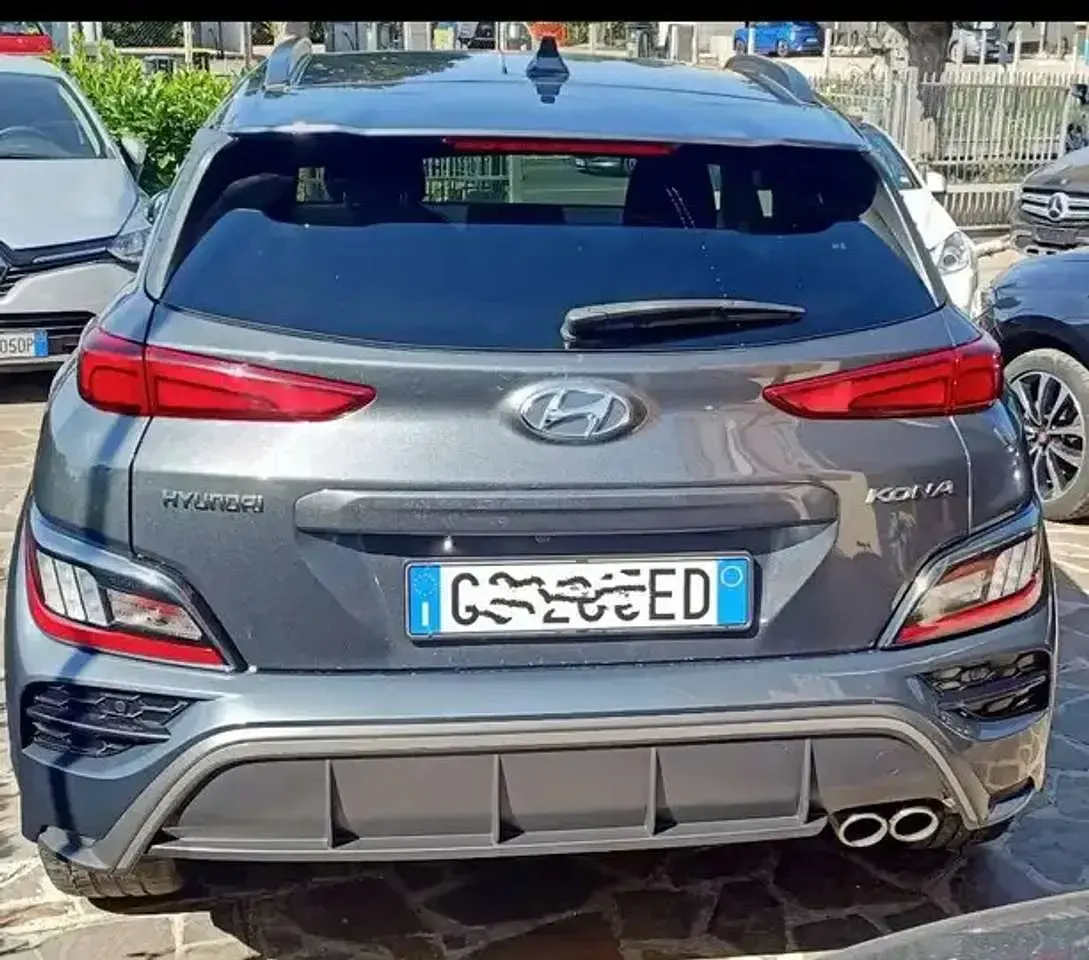 Usata Hyundai Kona N Line 136 CV (100 kW) 2021 Grigio SUV