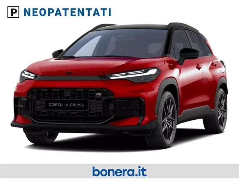 Nuova Toyota Corolla Cross Premium 179 CV (131 kW) 2026 Emotional red & black SUV