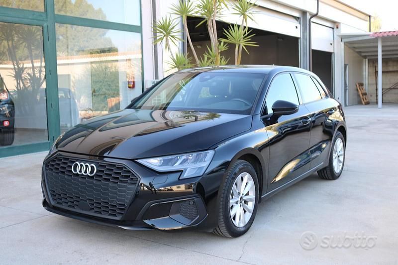 Usata Audi A3 Advanced 150 CV (110 kW) 2022 Nero Berlina