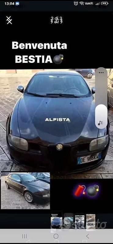 Usata Alfa Romeo GT 230 CV (169 kW) 2006 Nero Coupé