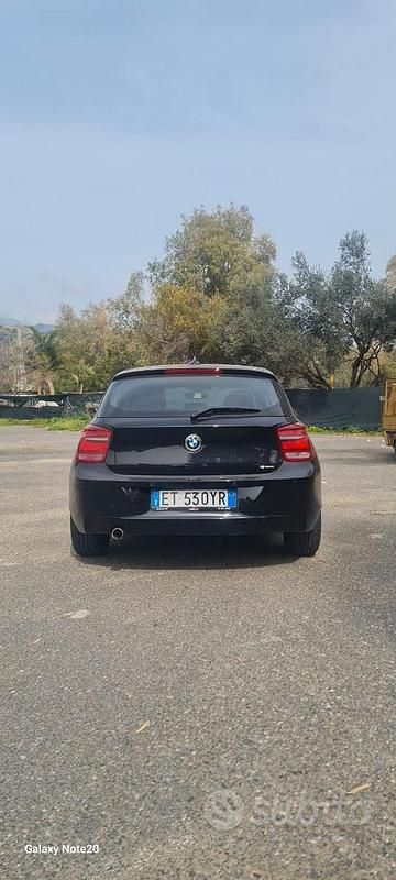 Usata BMW 114 95 CV (69 kW) 2013 Nero Utilitaria