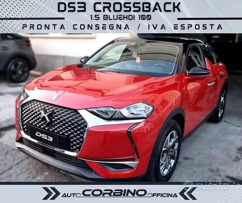 Usata DS Automobiles DS3 Crossback Performance 101 CV (74 kW) 2019 Rosso SUV