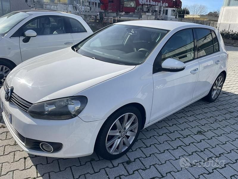 Usata VW Golf VI Highline 2010 Bianco Utilitaria