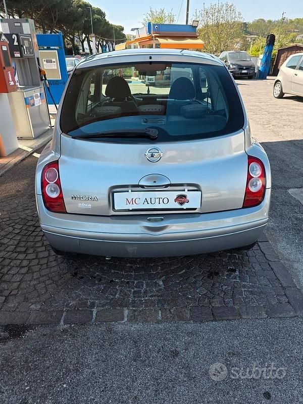 Usata Nissan Micra Acenta 80 CV (58 kW) 2006 Grigio Berlina