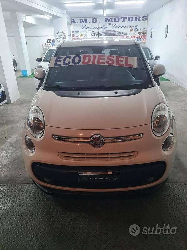 Usata Fiat 500L Lounge 85 CV (62 kW) 2015 Bianco Monovolume
